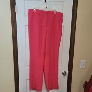 Peter Nygard Bold Pink Pants Size 16w